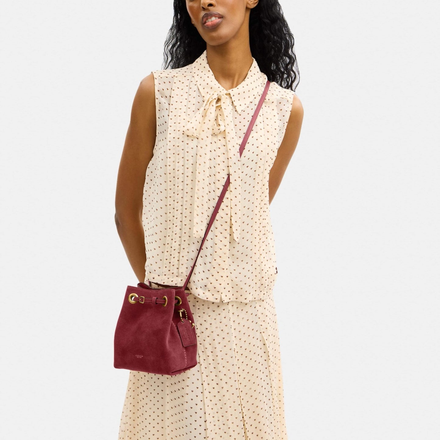Coach Jade Drawstring Bag