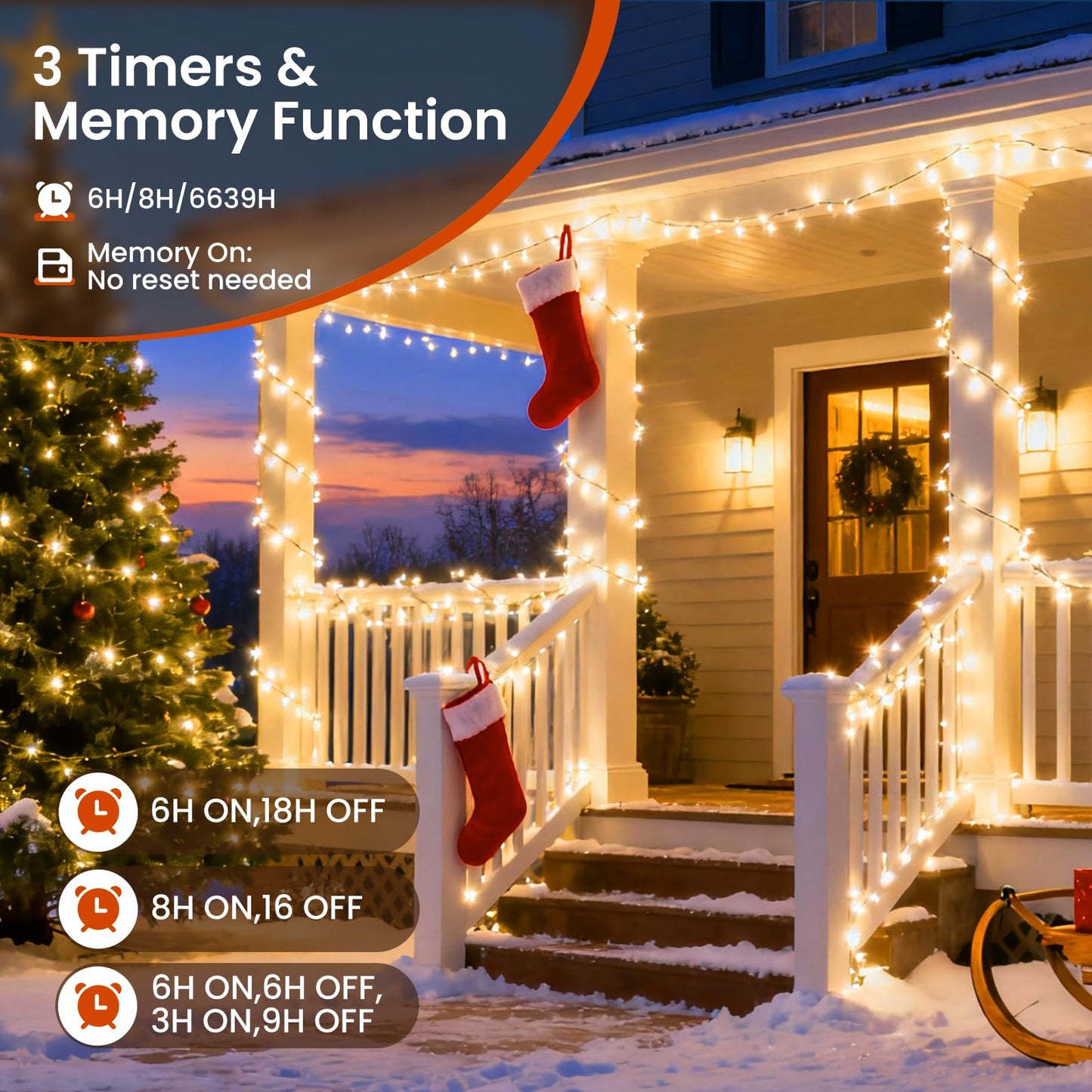 Cluster Lights Christmas 400 Led Fairy Lights Green Wire 49FT Twinkle Lights with Remote 8 Modes String Lights Timer Plug in Firecracker Fairy Lights for Outdoor Valentines Day Decorations,Warm White