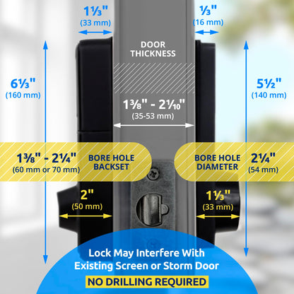 LOCKSTAR® Smart Door Lock • Keyless Entry Deadbolt Door Lock • Multiple Entry Methods – APP • Fingerprint Touch ID • Keypad Code • Card FOB • Traditional Key • Smart Home Devices