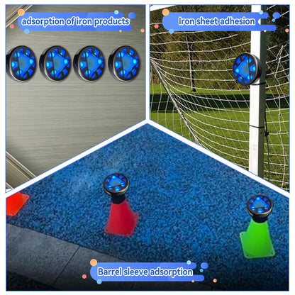 JOJOCY Reaction Training Light Magnetic, 5 Lights Color 6 Modes 30h Battery Life Improves Reaction Speed and Agility for Soccer, Basketball, Boxing, Rugby, Daily Entertainment