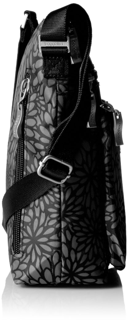 Baggallini Pocket Crossbody Bags for Women 8x8 Small Lightweight Durable Water-resistant Travel Purse W/Rfid