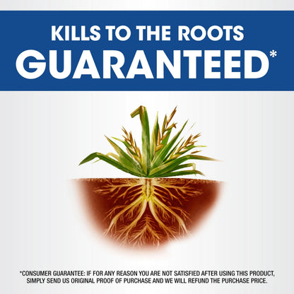 Roundup Weed & Grass Killer₄ with Comfort Wand, Use in and Around Flower Beds, Trees, and Driveways, 1 gal.