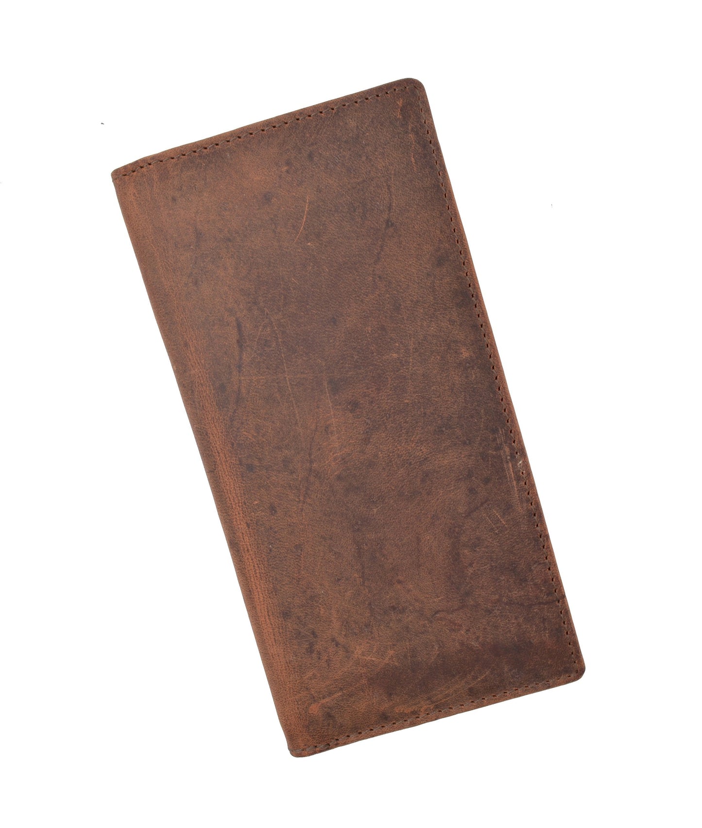 Hand Crafted Genuine Soft Leather Checkbook Cover simple-156 (Vintage)