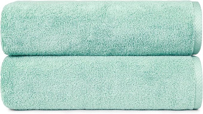 Amazon Basics 2-Pack Quick-Dry Lightweight Moisture Absorbing Bath Towel