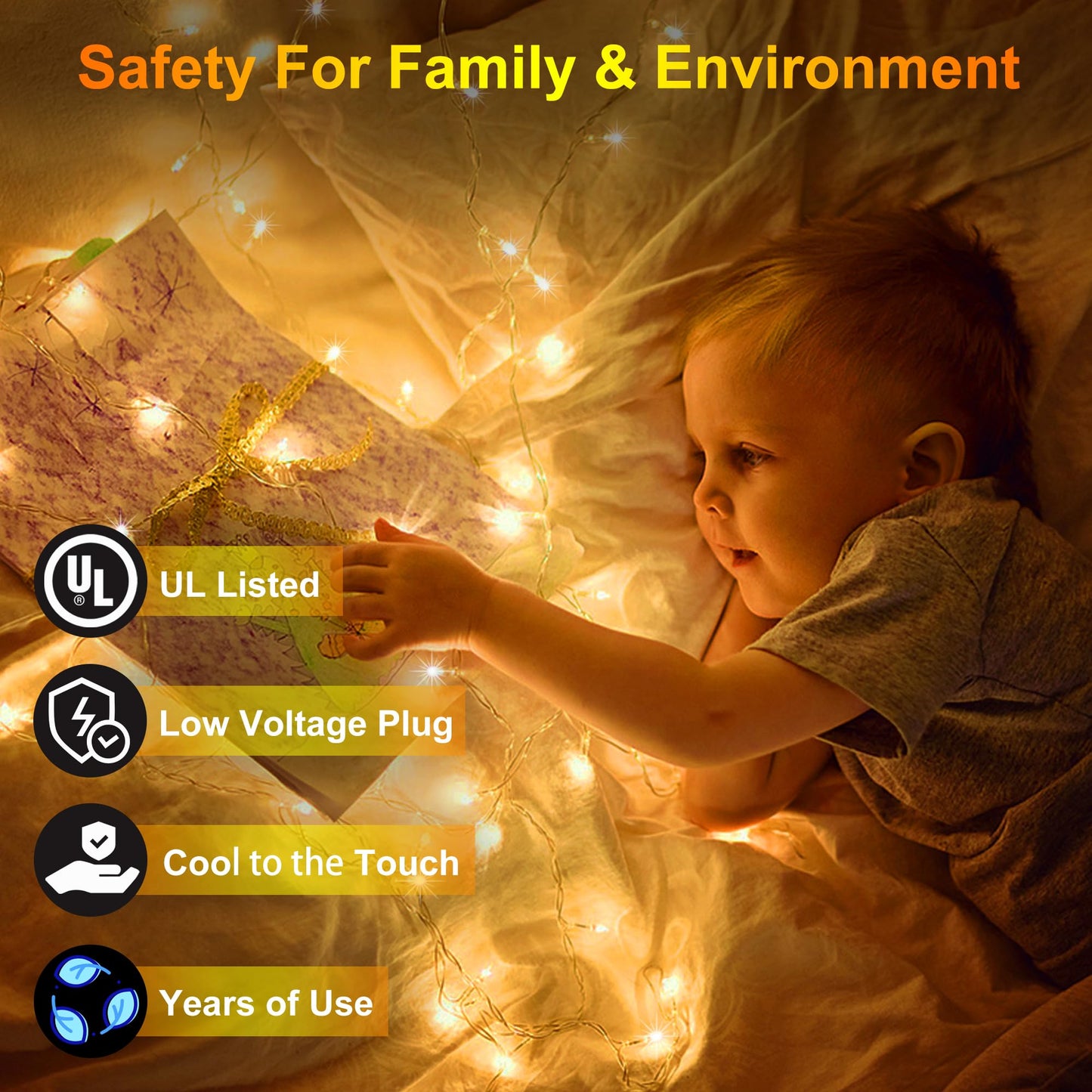 300 LED Christmas Tree Lights, Connectable Christmas Lights Indoor with Timer Memory & Dimmable & 12 Modes, 75FT Decoration Fairy String Lights for Outside Bedroom Home Patio Tree, Warm White