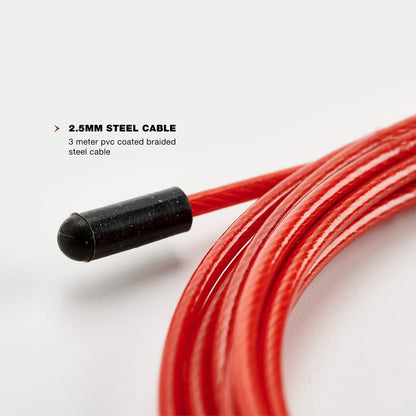 PICSIL High Speed Jump Rope, 360 Degree Spin, Double Bearing System, Made of ABS, Home Workout, Boxing, Fitness & Conditioning, Adaptable for Men, Women and Children