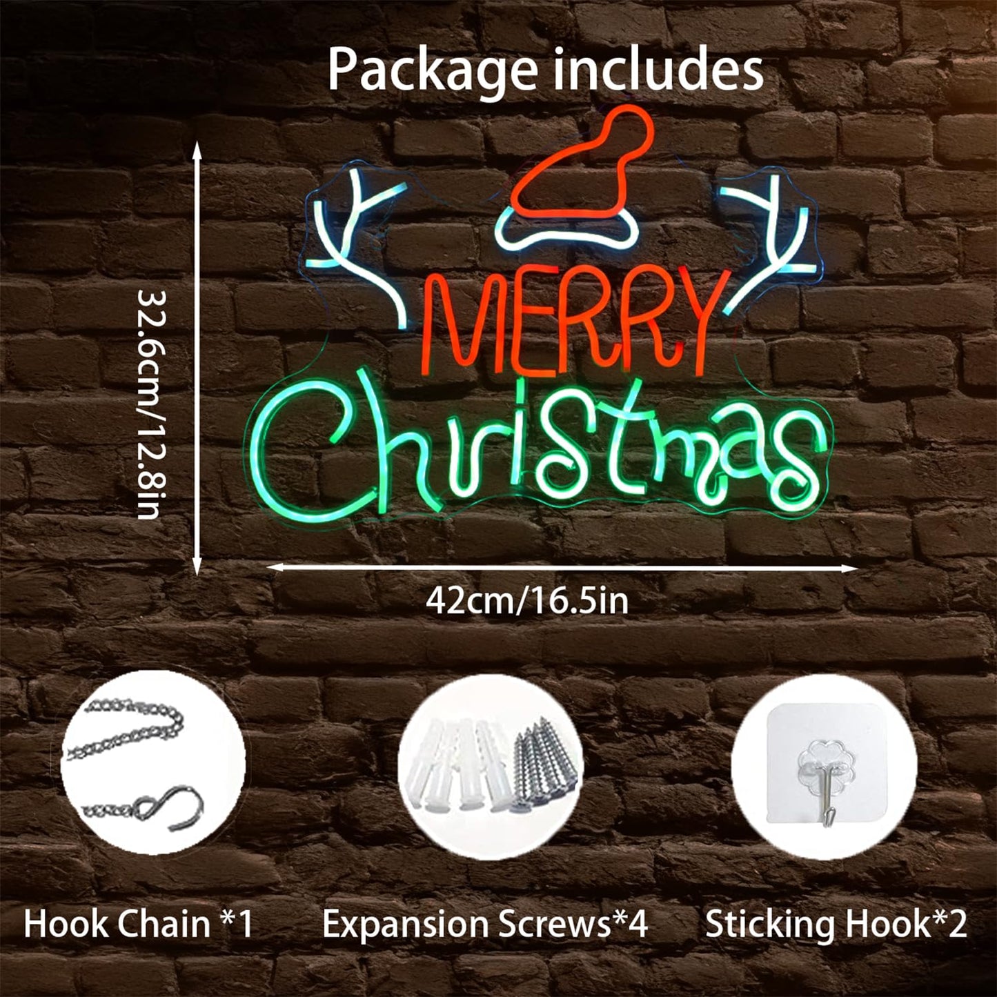Merry Christmas Neon Sign