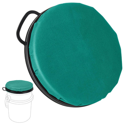 Wizcave 5 Gallon Bucket Seat for YETI Bucket Only, 360-Degree Swivel Bucket Lid Seat, Bucket Lid Cushion 5 Gallon for Fishing, Hunting, Tool Organizer, Car Washing, Gardening, Baseball