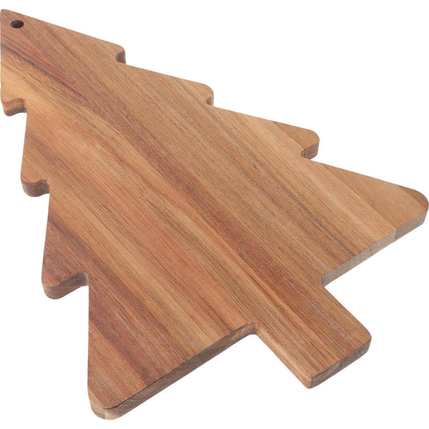 Amosfun Christmas Tree Charcuterie Board Xmas Cutting Board Fruit Tray Wooden Cheese Appetizer Tray Sushi Serving 9.5 x 15 Inch