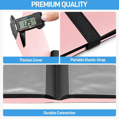 Trading Card Binder - Upgraded 4-Pocket Mini Album with 160 Pockets | Pink Card Book Holder