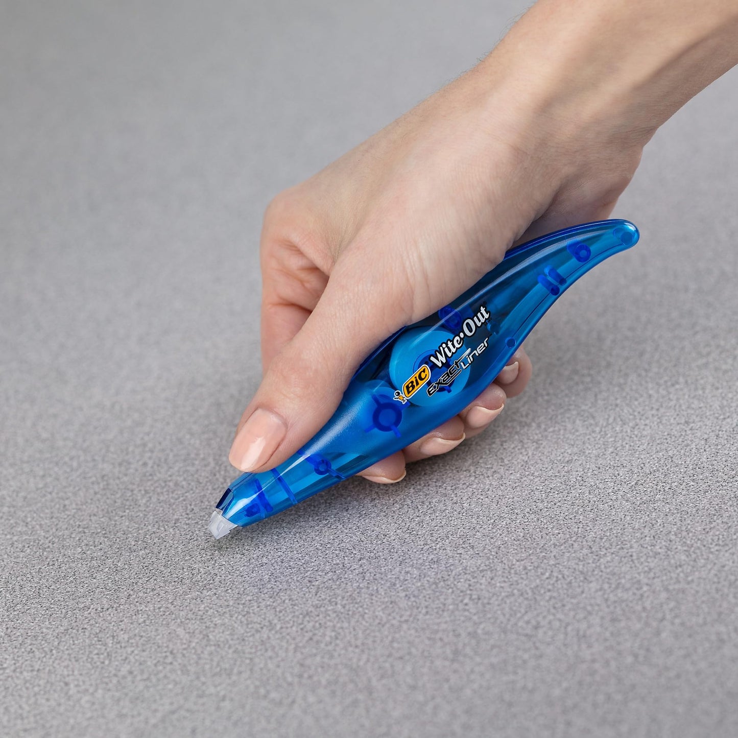 BIC Wite-Out Brand Exact Liner Correction Tape, 19.8 Feet, 10-Count Pack of White Correction Tape, Fast, Clean and Easy to Use Tear-Resistant Tape Office or School Supplies