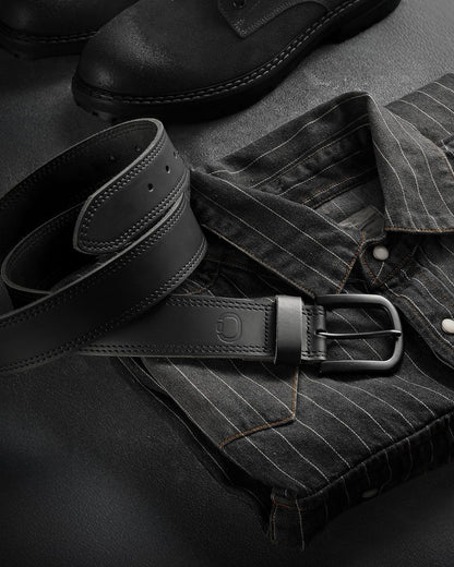 CHAOREN Full Grain Leather Belt for Men, Work Belts for Men Heavy Duty, Daily Wear for Jeans Pants