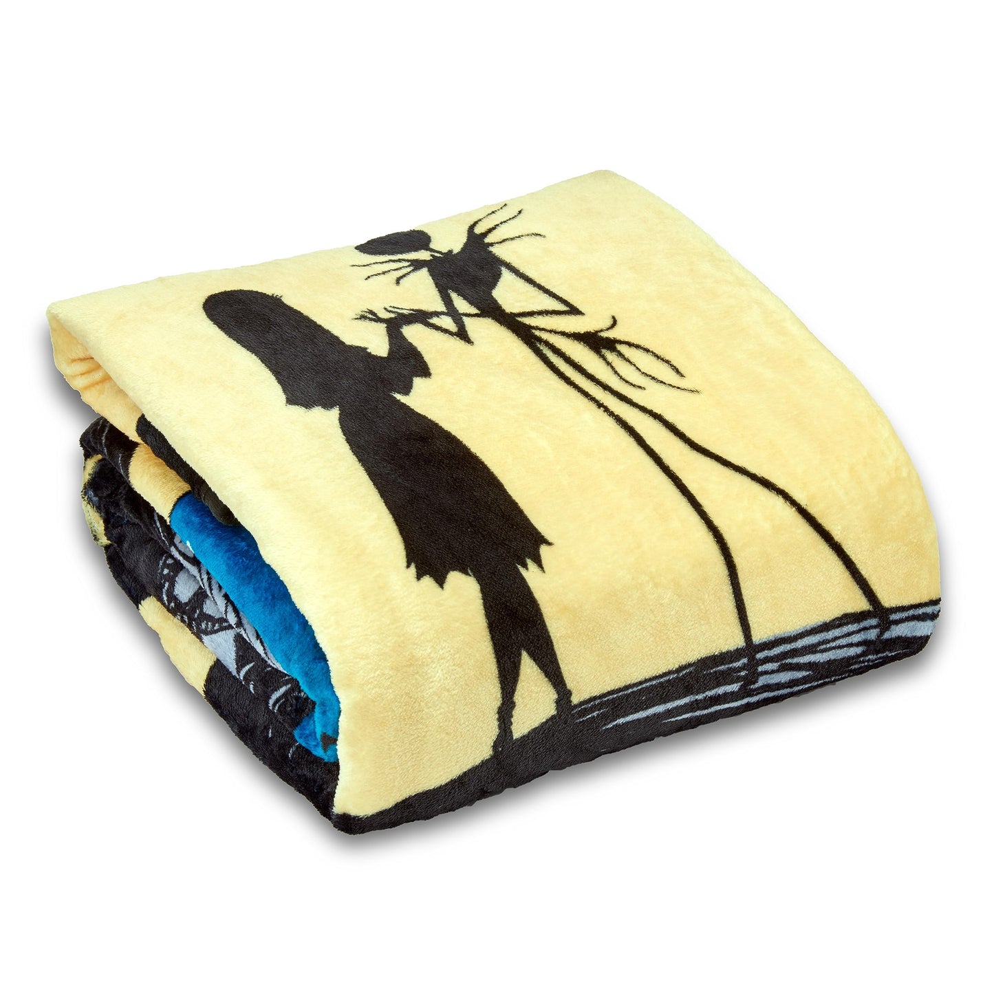 Northwest Nightmare Before Christmas Silk Touch Soft Plush Throw Blanket, 60" x 80", Starry Night