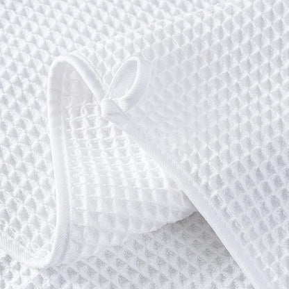Microfiber Waffle Face Towels, 4 Pieces, Fast Drying, Lint Free 430 GSM