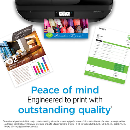 HP 936 Black, Cyan, Magenta, Yellow Ink Cartridges Printers (4-Pack) | Works with OfficeJet 9120, OfficeJet Pro 9110, 9120, 9130, Wide Format 9730 | Eligible for Instant Ink | 6C3Z5LN