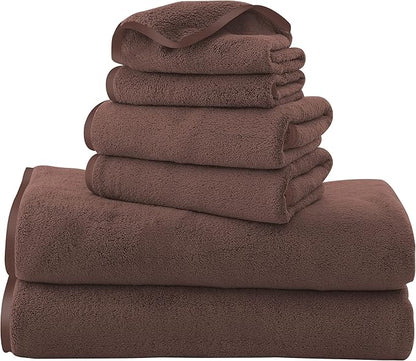TENSTARS Luxury Silk Hemming Towel Set