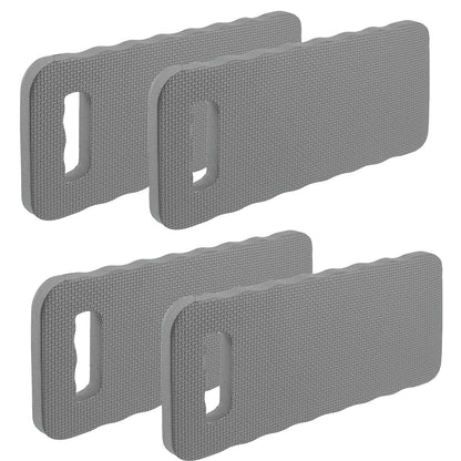 YWSHF 4 PCS Garden Kneeling Pad,Knee Mat Waterproof Foam Knee Pads for Gardening,Cleaning,Baby Bath,Yoga,Praying and Exercise 15.745'' x 7.09'' x 0.79'' Grey
