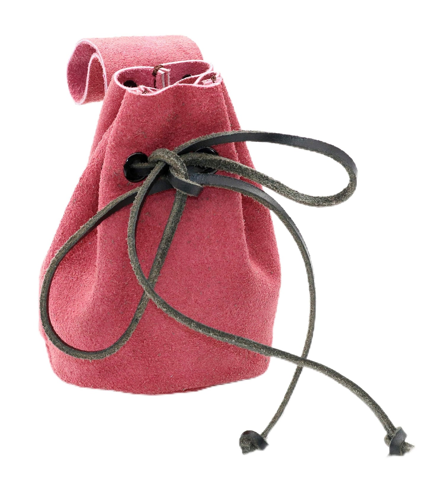 Mythrojan Small Trinket Pouches Suede Leather Drawstring Coin & Dice Bags for LARP, SCA, Viking & Medieval Events Yellow- pack of 4