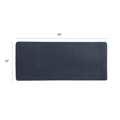 MotionTex Exercise Equipment Mat for Under Rowing Machine, Home Gym Floor Protection, Suitable for Rower, Treadmill, or Elliptical Machine, 30" x 96", Black (8M-110-30C-8)