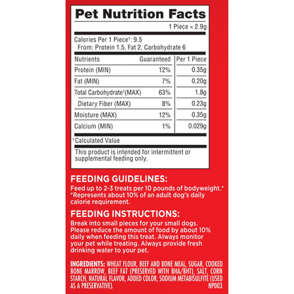 Milk-Bone MaroSnacks Small Dog Treats with Real Bone Marrow, 40 Oz. Canister