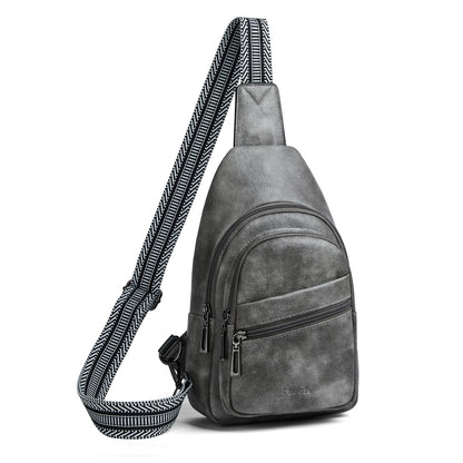 Sling Bag Crossbody Bags for Women Small Cross Body Bag Fanny Packs Chest Sling Purse for Daily Travel Leisure Sport