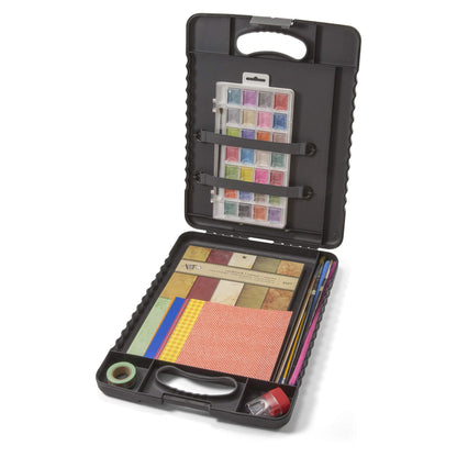 Officemate Letter/A4 Size Deluxe Tablet Clipboard Case, Charcoal (83315)