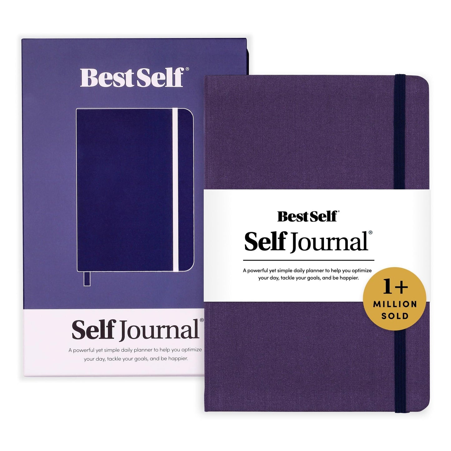BestSelf 13-Week Self Journal & Goal Planner – Undated Daily ADHD-Friendly Journal for Men & Women | Productivity, Gratitude, Reflection & Habit Tracker | 2026 Life Organizer with Prompts, Distance Navy