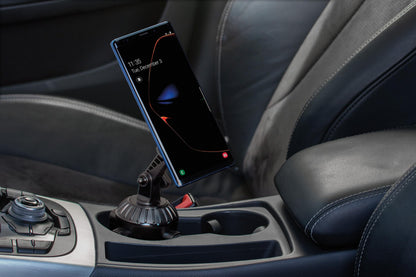 Scosche MAGWDM MagicMount Magnetic Car Phone Holder - Strong Magnet Mount for iPhone and Android - Secure Magnetic Cell Phone Mount for Window/Dash - Universal 360° Adjustable Mobile Cellphone Holder