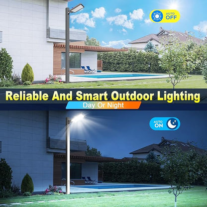 480W Led Parking Lot Light Outdoor, 72000LM Super Bright Flood Parking Lights-Dusk to Dawn 5000K Waterproof Commercial Large Area Security Street Shoebox Lighting for Stadium Sport AC100-277V