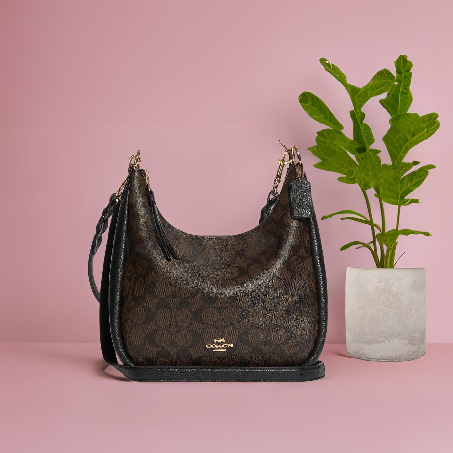 COACH Jules Hobo Shoulder Bag, Black