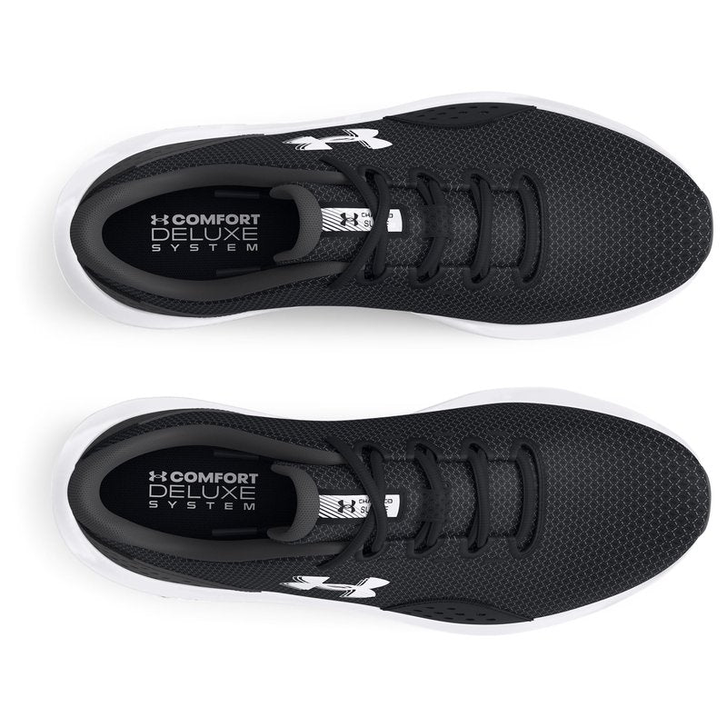 Under Armour Men's Charged Surge 4, (001) Black/Anthracite/White, 8, US