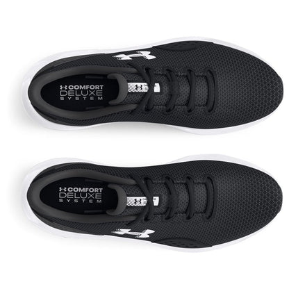 Under Armour Men's Charged Surge 4, (001) Black/Anthracite/White, 8, US