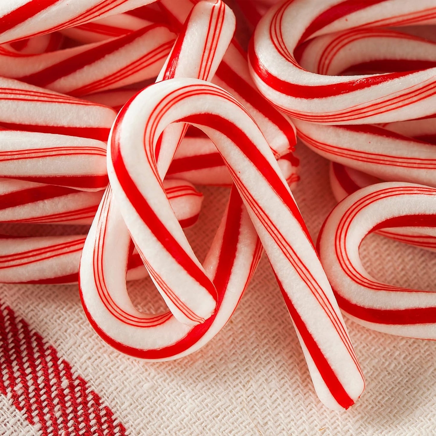 Brachs Mini Peppermint Candy Canes - Mini Candy Canes Individually Wrapped - Bulk Christmas Candy Canes - Bulk Candy Box (Pack of 35)