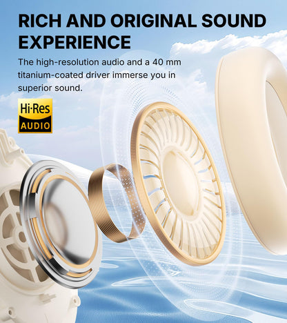 Edifier WH700NB Pro Wireless Over-Ear Headphones with Active Noise Cancellation, Hi-Res Audio, Bluetooth V5.4, Multi-Point Connection, Al Clear Calls, Fast Charging, Foldable (Black)