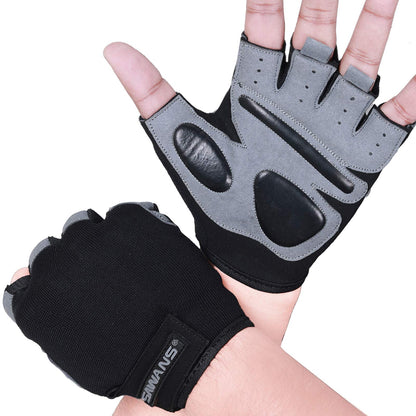 SAWANS Fitness Workout Gloves Gym Weight Lifting Gloves for Men Women Breathable Gymnasium Wrist Support Padded Deadlifts Exercise Training Pull Ups