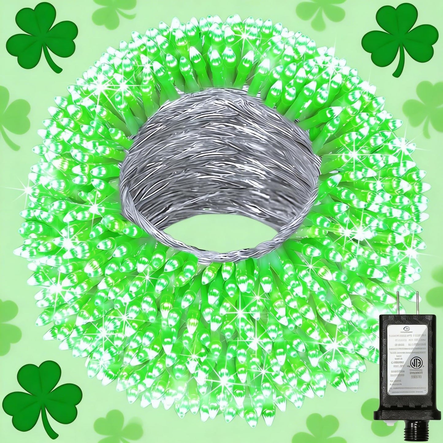 240ft Outdoor Christmas Lights, 750 LED Super Long String Lights 12 Modes & Timer Memory, Dimmable Outsite Waterproof Light Strings for Xmas Tree Garden Wedding Party Holiday Decorations Green