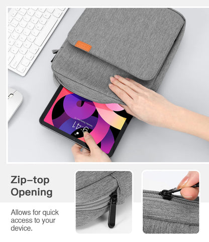 MoKo 15 Inch Laptop Sleeve Bag Fits MacBook Air 15" M2 2023, MacBook Pro 14" M2 2023, Galaxy Tab S9 Utra 14.6" 2023, Handle Carrying Case with Shoulder Strap, Indigo
