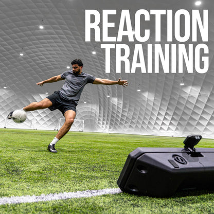 RXTR PRO Coach Soccer Training System - Smart Reaction Light & Soccer Rebound Board with Real-Time Scoring, 17 Pre-Programmed Drills, App-Free Training for All Skill Levels