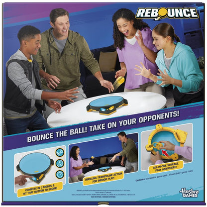 Rebounce Game | Indoor and Outdoor Electronic Action Game for Kids, Teens, and Adults | Ages 8+ | 2 to 6 Players | 10 Mins. | Family Travel Games
