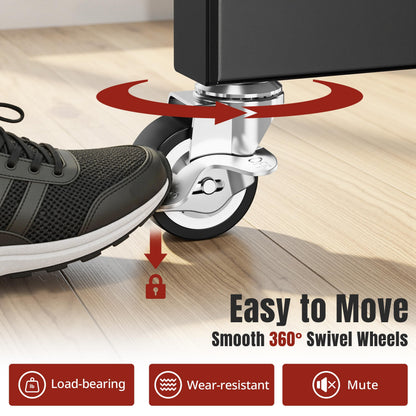 Adjustable Dumbbell Stand Rack with Tablet Holder and Wheels, Heavy Duty Rolling Organizer Cart for Home Gym (Rack Only)