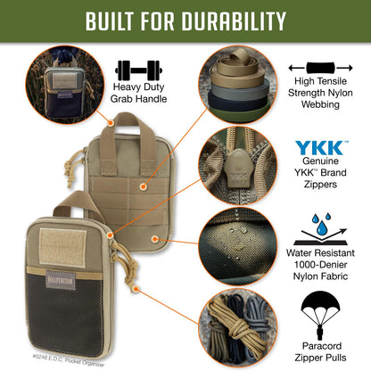 Maxpedition E.D.C. Pocket Organizer (Khaki)