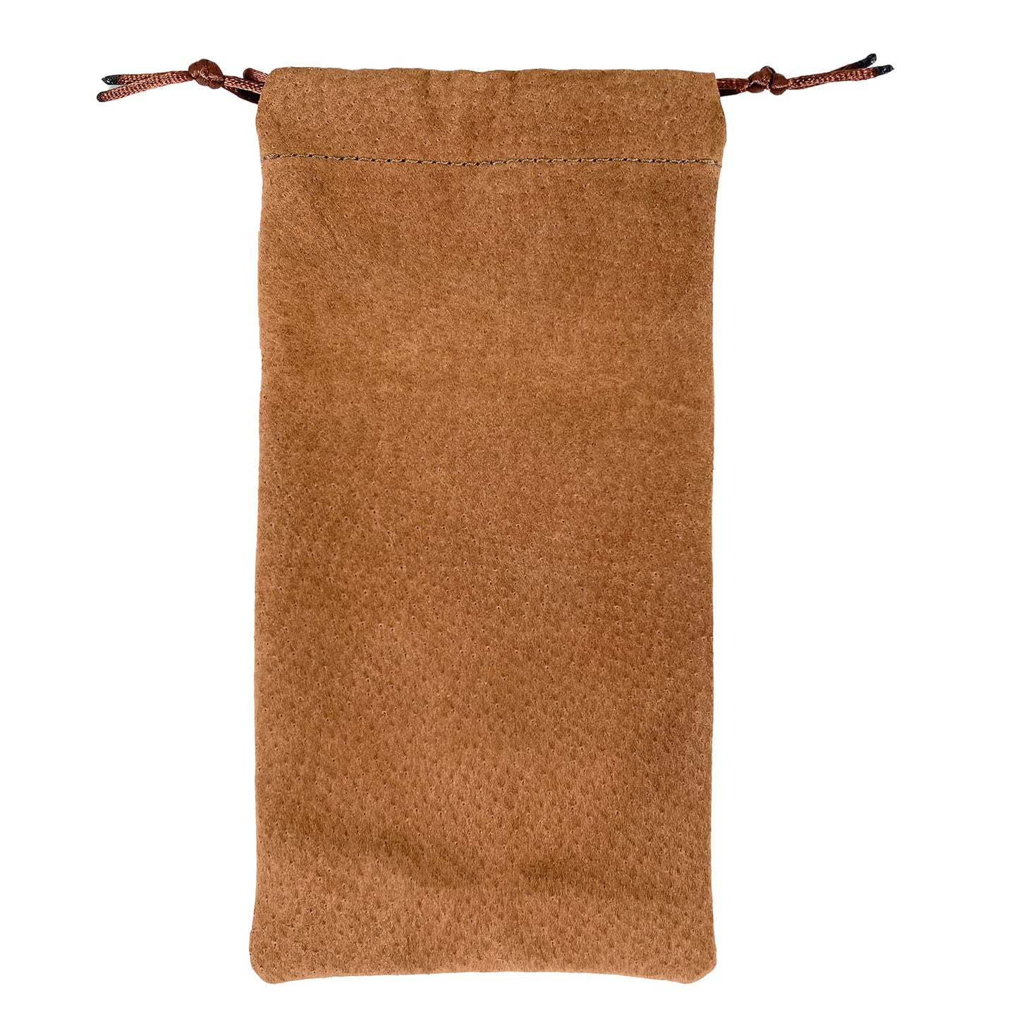 Hide & Drink, Drawstring Bag for Tobacco Pipe Handmade from Sheepskin, Multipurpose Storage for Travel (Cinnamon)