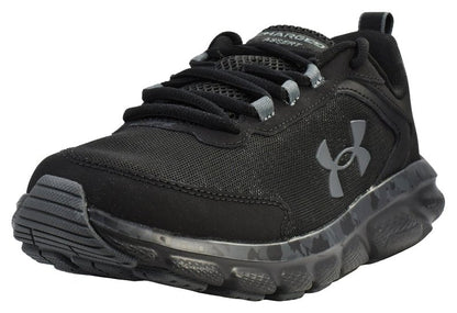 Under Armour Men's Charged Assert 9 Camo, Black/Black/Pitch Gray, 11.5 US