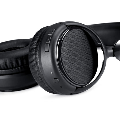 Amazon Basics Bluetooth On-Ear Headphones Wireless with Microphone, Deep Bass, 35 Hour Playtime, Foldable, Collapsible, Portable Travel Friendly, Black