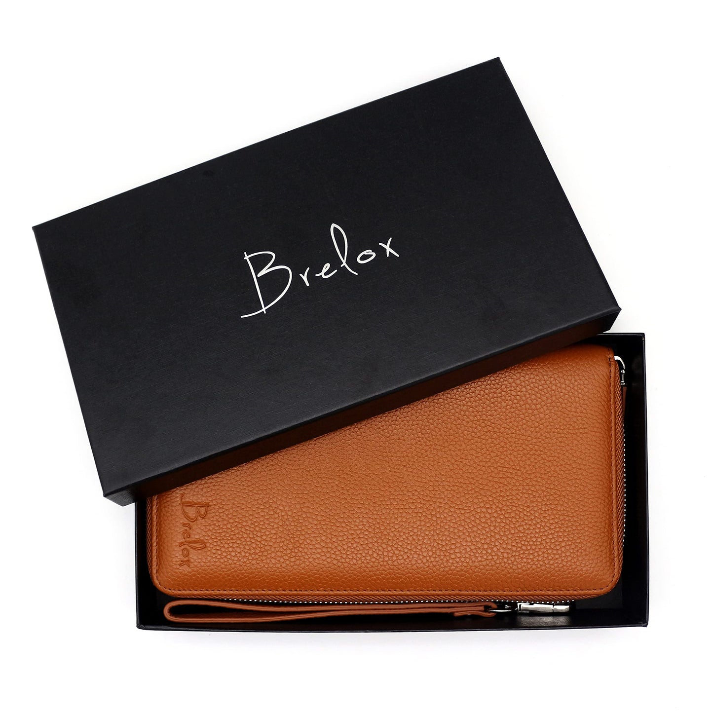 Family Passport Holder for 4 5 6 Passports RFID Blocking Travel Wallet — Genuine Leather Document Organizer, Card Slots, Boarding Pass, Wristlet — Travel Gift for Women Men | Brelox