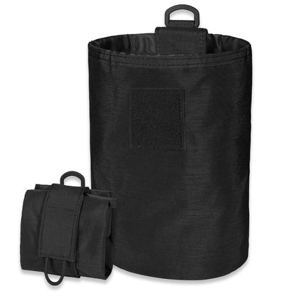 Casonmmax Foldable Molle Dump Pouch Drawstring Mag Recovery Waist Bag