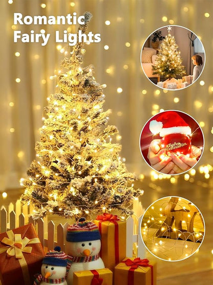 3-Pack 78FT 240 LED Fairy Lights Battery Operated with Timer & Remote, Waterproof Twinkle Lights Indoor Outdoor 8 Modes for Bedroom Centerpiece Wedding DIY Party Christmas Classroom Dorm Decoration