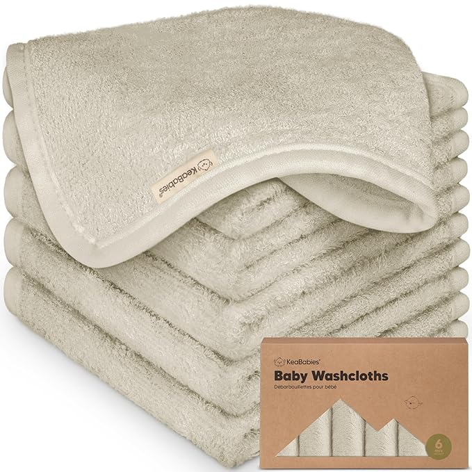 6-Pack Baby Washcloths