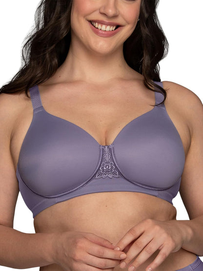 Vanity Fair Womens Full Figure Beauty Back Smoothing Bra, 4 Way Stretch Fabric, Lightly Lined Cups Up to H