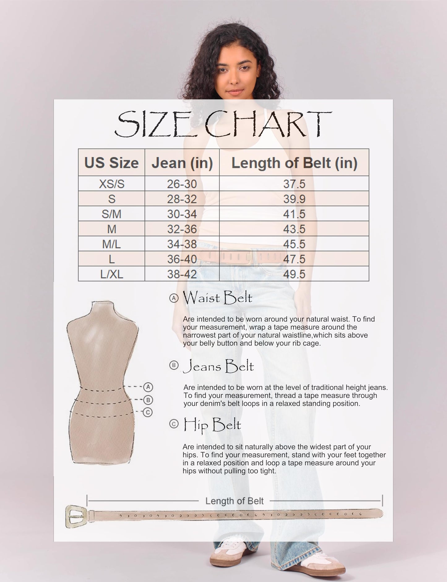 LyzerMia Womens Genuine Leather Belt for Jeans Pants Width 1.57" Western Cowgirl Wide Belts for Ladies with Gift Box, Tan, Fit for Low Waist 30"-34"